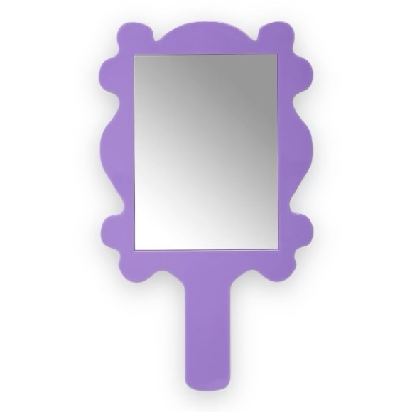 Revolution Makeup x Friends Purple Door Mirror Large Handheld - Picture 3 of 3